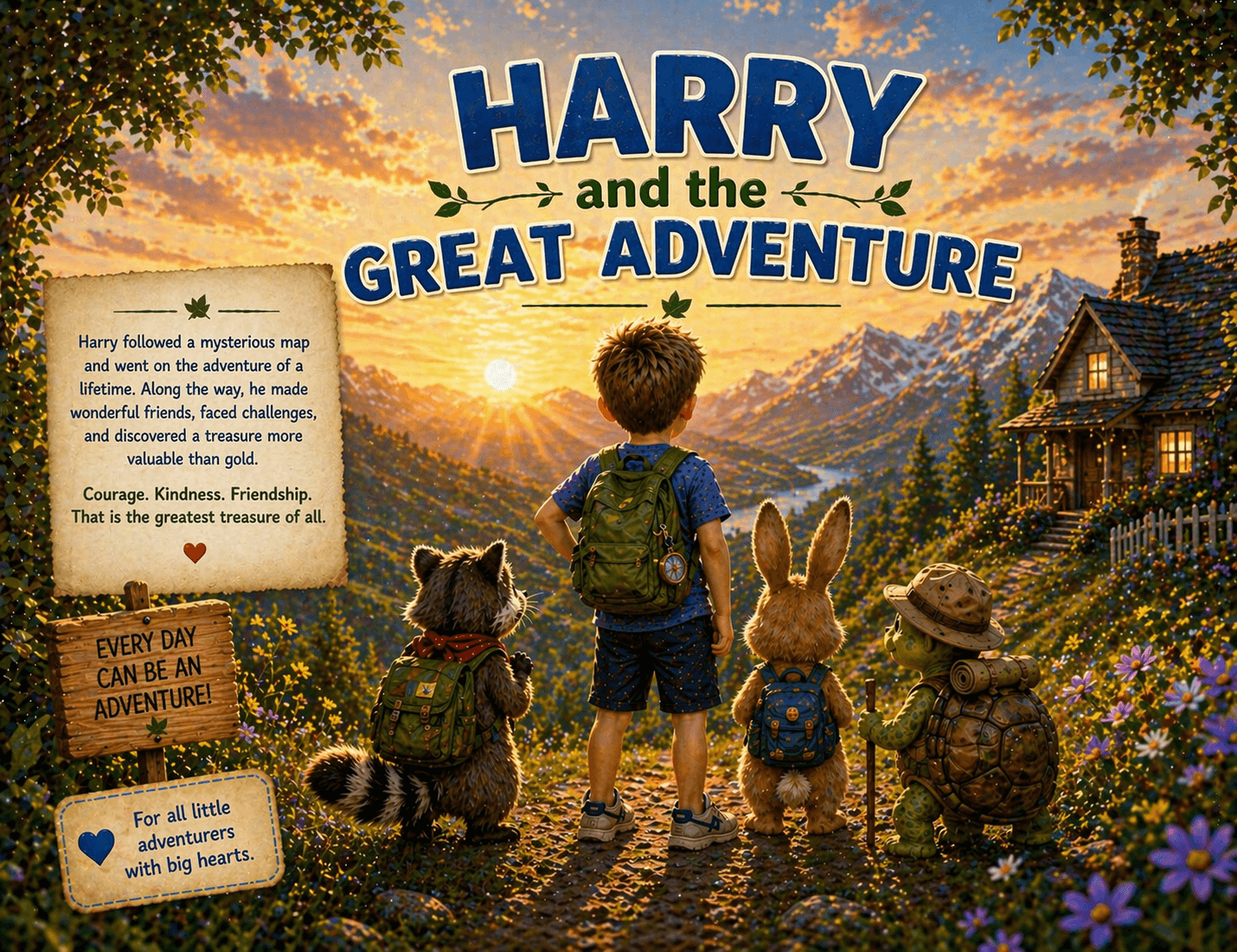 Locked adventure back cover