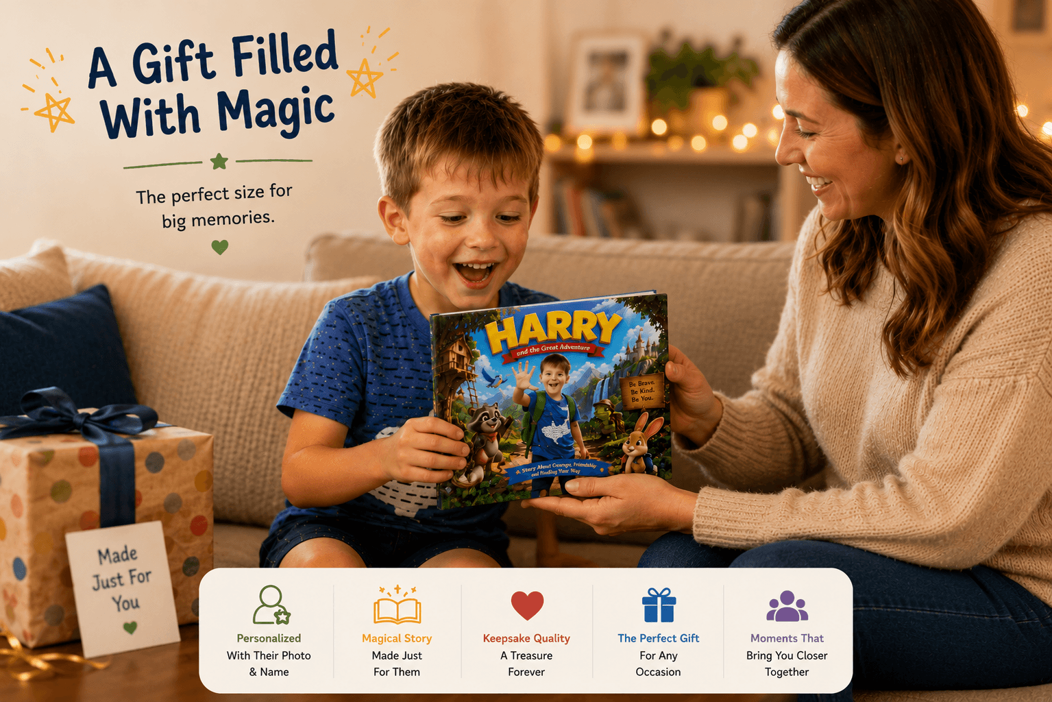 The Great Adventure Gift moment